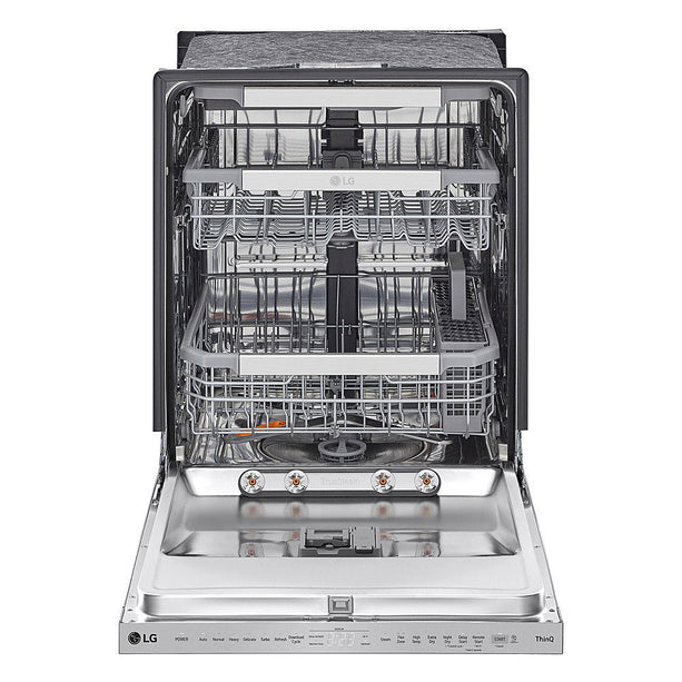 Clearance LG - 23.75 in Top Control Smart Built-In Stainless Steel Tub Dishwasher with 3rd Rack and QuadWash Pro