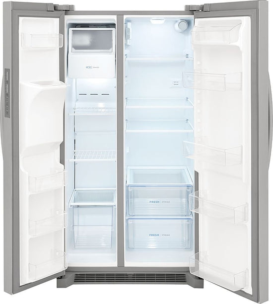 $649 PICKUP! Frigidaire 36 in. 25.6 cu. ft. Side by Side Refrigerator