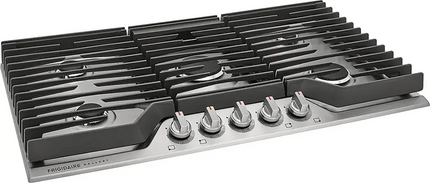 Frigidaire Gallery 36-in 5-Burner Gas Cooktop | Quick-Boil 18,000 BTU, SpillSafe®