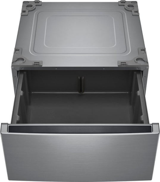 LG 27 in. Laundry Pedestal in Gray Graphite Steel with Drawer