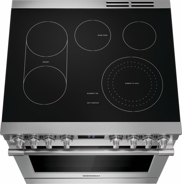 Frigidaire Professional 30" Slide-In Electric Range with Air Fry & Total Convection