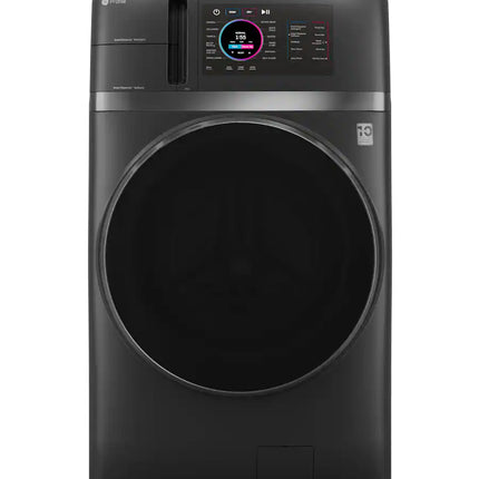 FROM $1299 PICKUP! GE Profile - UltraFast 4.8 Cu. Ft. High-Efficiency Smart Front Load Washer and Dryer Combo with Ventless Heat Pump - Carbon Graphite