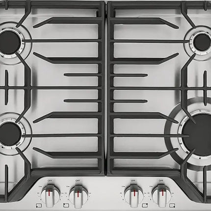 Frigidaire 30" Gas Cooktop – 4-Burner Sealed with SpillSafe & Continuous Grates