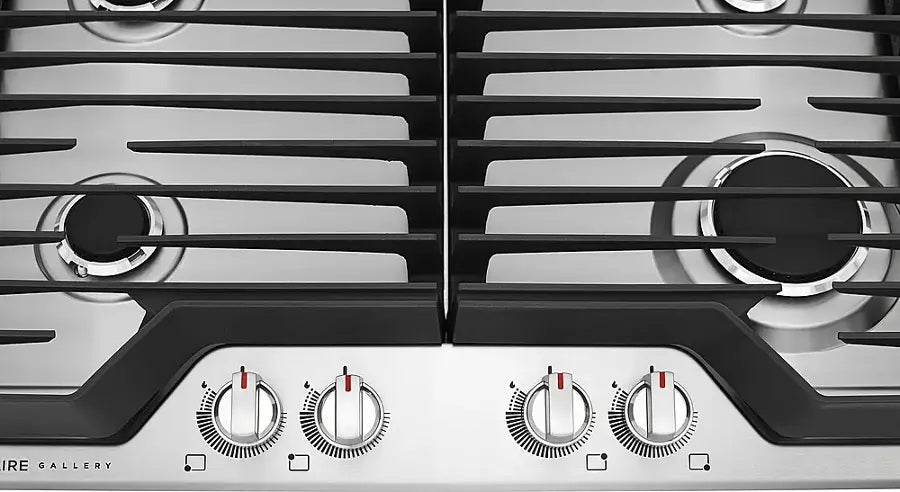 Frigidaire Gallery 30″ Gas Cooktop – 4-Burner SpillSafe + LED Knobs