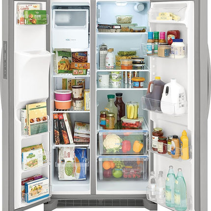 $649 PICKUP! Frigidaire 36 in. 25.6 cu. ft. Side by Side Refrigerator