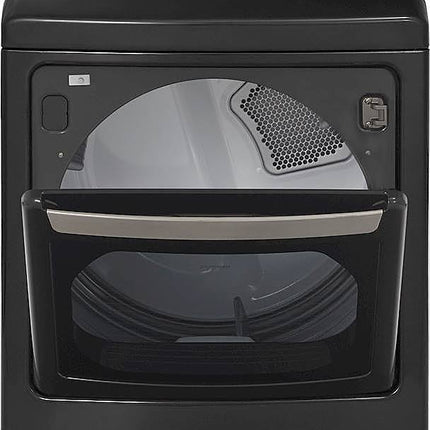 Clearance LG 7.3 cu. ft. Large Capacity Smart Vented Gas Dryer with Sensor Dry, EasyLoad Door and TurboSteam in Black Steel