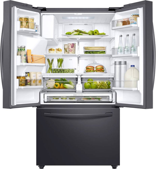Samsung - 22.6 cu. ft. French Door Counter Depth Smart Refrigerator with CoolSelect Pantry