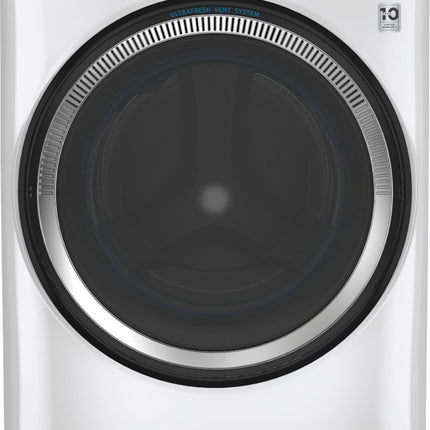 GE - 4.8 Cu Ft High-Efficiency Stackable Smart Front Load Washer w/UltraFresh Vent System & Microban Antimicrobial Technology and 7.8 Cu. Ft. 10-Cycle Electric Dryer