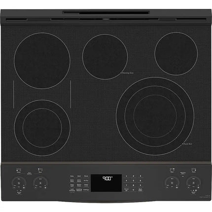 GE Profile - 30" Smart Slide-In Electric Convection Fingerprint Resistant Range