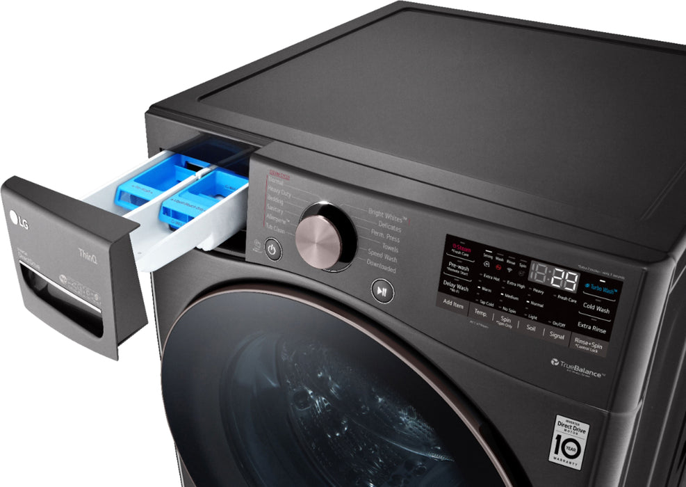 Clearance 4.5 cu. ft. Front Load Washer with TurboWash™ 360° and 7.4 cu. ft. Electric Steam Dryer