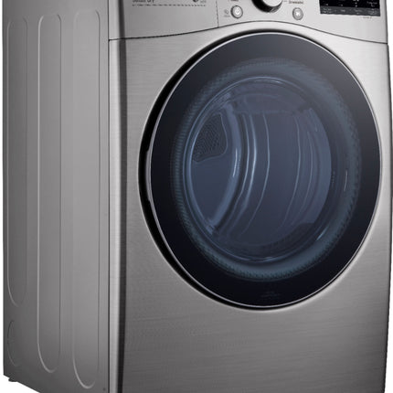 Clearance 7.4 Cu. Ft. Stackable Smart Electric Dryer with Built In Intelligence - Graphite stee