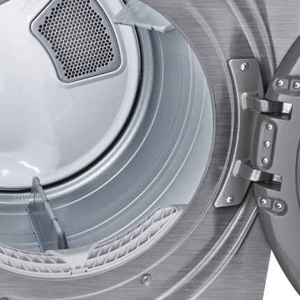 Clearance 7.4 Cu. Ft. Stackable Smart Electric Dryer with Built In Intelligence - Graphite stee