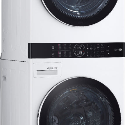 $1299 PICKUP! LG 4.5 Cu. Ft. HE Smart Front Load Washer and 7.4 Cu. Ft. Electric Dryer WashTower with Steam and Built-In Intelligence