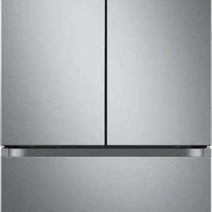 Samsung - 32 in. Wide 17.5 cu. ft. 3-Door French Door Counter Depth Smart Refrigerator with Twin Cooling Plus - Stainless Steel