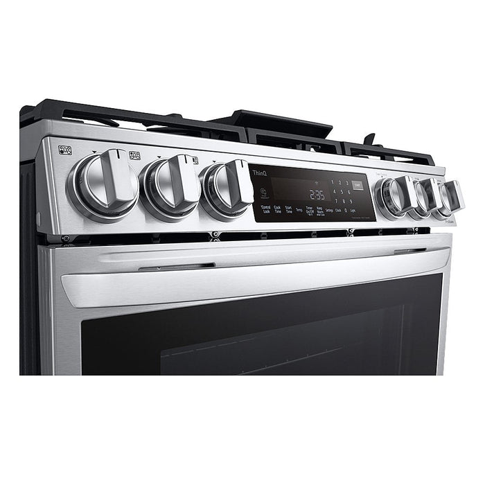 6.3 cu ft. Smart wi-fi Enabled ProBake Convection® InstaView® Gas Slide-In Range with Air Fry