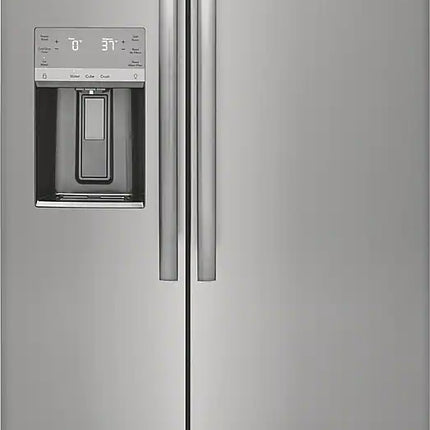 $599 PICKUP! Frigidaire - Gallery 25.6 Cu. Ft. Side-by-Side Refrigerator - Stainless Steel