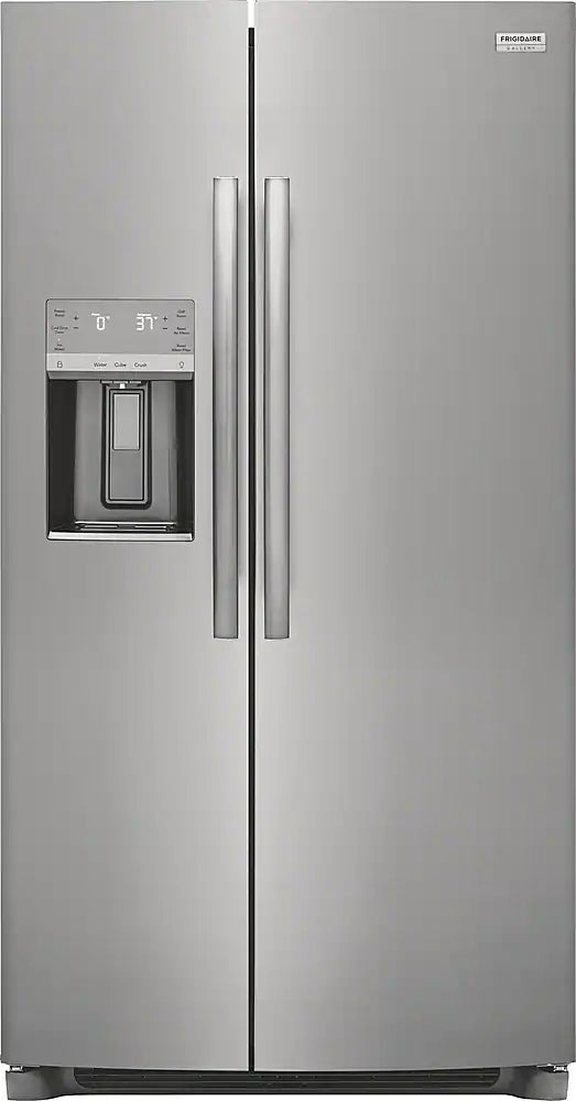 $769 PICKUP! Frigidaire - Gallery 25.6 Cu. Ft. Side-by-Side Refrigerator - Stainless Steel