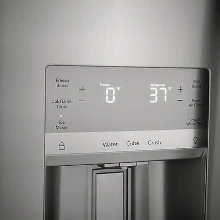 $599 PICKUP! Frigidaire - Gallery 25.6 Cu. Ft. Side-by-Side Refrigerator - Stainless Steel