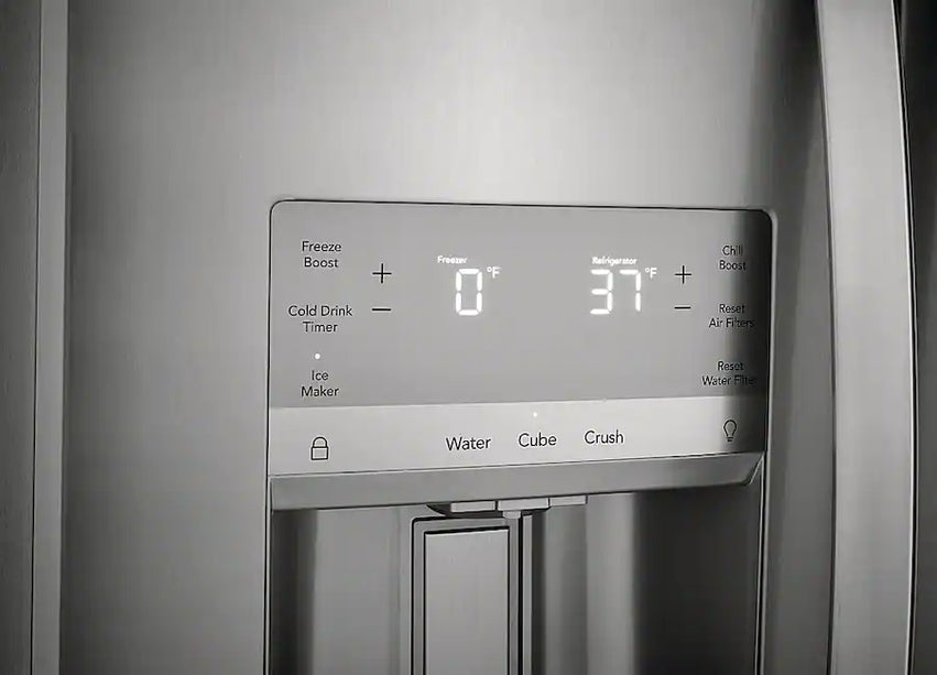 $599 PICKUP! Frigidaire - Gallery 25.6 Cu. Ft. Side-by-Side Refrigerator - Stainless Steel