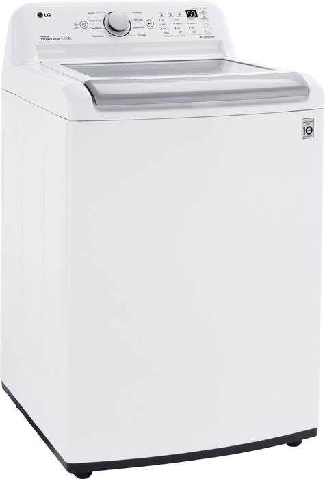 LG 5.0 cu. ft. Top Load Washer with TurboDrum Technology and 7.3 cu. ft. ELECTRIC Dryer with LoDecibel Quiet Operation (Never Used)