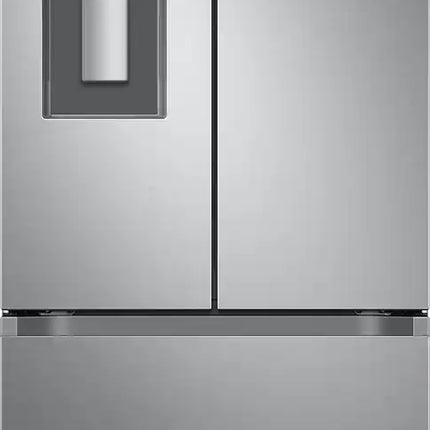 Samsung - 30 in. Wide 22 cu. ft. 3-Door French Door Smart Refrigerator with External Water Dispenser - Stainless Steel