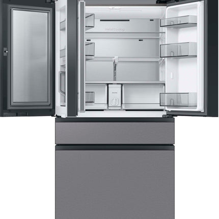 Samsung Bespoke 35.8 in. 29 cu. ft. Standard Depth 4-Door French Door Refrigerator with Beverage Center