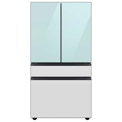 Samsung Bespoke 35.8 in. 29 cu. ft. Standard Depth 4-Door French Door Refrigerator with Beverage Center