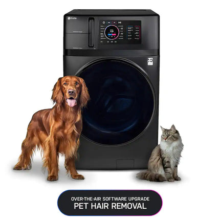 FROM $1299 PICKUP! GE Profile - UltraFast 4.8 Cu. Ft. High-Efficiency Smart Front Load Washer and Dryer Combo with Ventless Heat Pump - Carbon Graphite