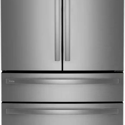 GE Profile - 28.7 Cu. Ft. 4-Door French Door Smart Refrigerator with Dual-Dispense AutoFill Pitcher - Stainless Steel