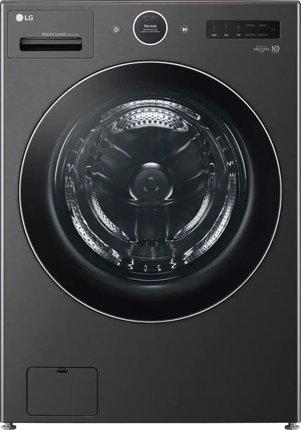 LG - 5.0 Cu. Ft. HE Smart Mega Capacity All-in-One Electric Washer/Dryer WashCombo with Steam and Ventless Inverter Heat Pump