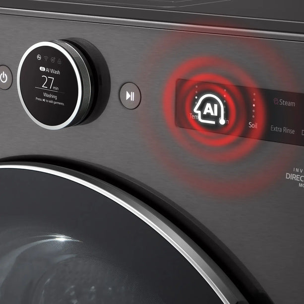 LG - 5.0 Cu. Ft. HE Smart Mega Capacity All-in-One Electric Washer/Dryer WashCombo with Steam and Ventless Inverter Heat Pump
