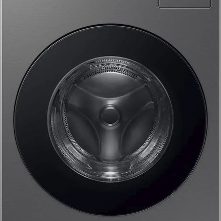 Samsung - Bespoke AI 5.3 Cu. Ft. All-in-One Front Load Washer & Dryer with Super Speed Wash and Ventless Heat Pump Electric Dryer - Dark Steel