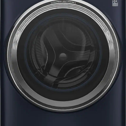 $649-$699 PICKUP! GE Profile - 5.3 Cu. Ft. High-Efficiency Stackable Smart Front Load Washer with Steam and UltraFresh Vent System+ With OdorBlock - Sapphire Blue