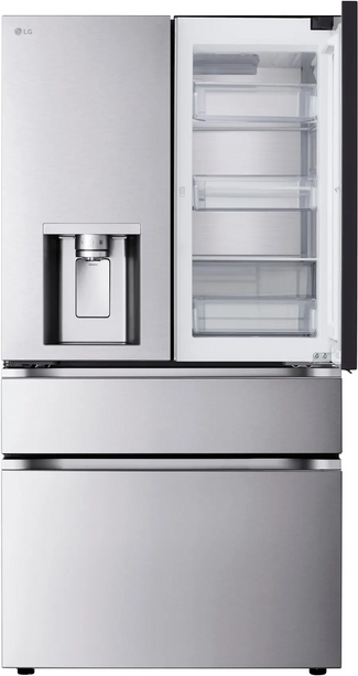 LG 29 Cu. Ft. French Door Refrigerator – InstaView®, Convertible Drawer & Smart WiFi