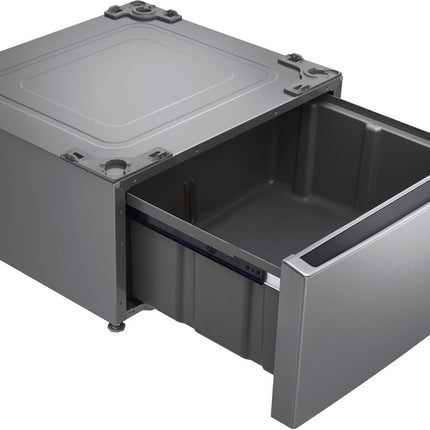 LG 27 in. Laundry Pedestal in Gray Graphite Steel with Drawer