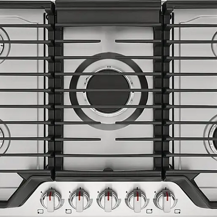 Frigidaire Gallery 36-in 5-Burner Gas Cooktop | Quick-Boil 18,000 BTU, SpillSafe®