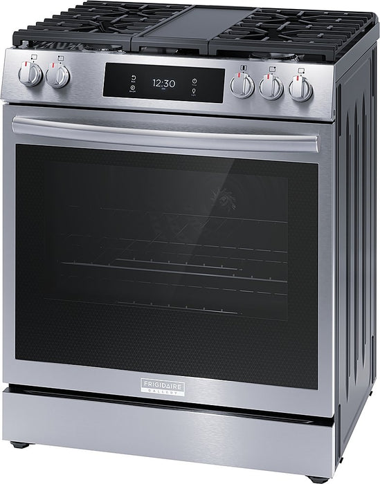 Frigidaire Gallery 30" 6.0 Cu. Ft. Slide-In Gas Range w/ Total Convection and Air Fry