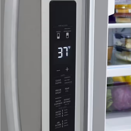 $949 Pickup! Frigidaire 36" 28.8 Cu. Ft. French Door Refrigerator with Internal Water Dispenser – Smudge-Proof Stainless Steel