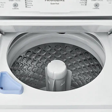 Frigidaire – 27” Stacked Washer Dryer Combo (3.9 Cu. Ft Washer / 5.5 Cu. Ft Dryer)
