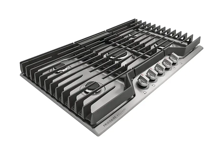 Frigidaire Gallery 36-in 5-Burner Gas Cooktop | Quick-Boil 18,000 BTU, SpillSafe®