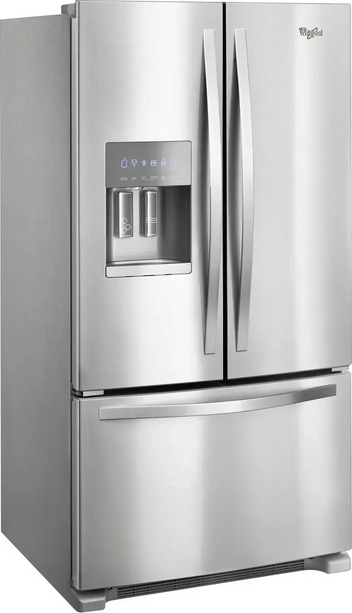 Whirlpool 25 Cu. Ft. French Door Refrigerator with Exterior Water & Ice Dispenser