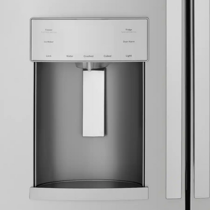 GE 22.1 Cu Ft Counter-Depth French-Door Refrigerator with Space-Saving Icemaker