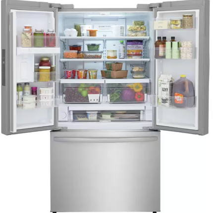 $949 Pickup! Frigidaire 36" 28.8 Cu. Ft. French Door Refrigerator with Internal Water Dispenser – Smudge-Proof Stainless Steel