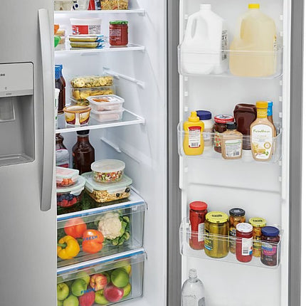 $649 PICKUP! Frigidaire 36 in. 25.6 cu. ft. Side by Side Refrigerator