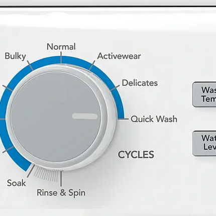 Frigidaire – 27” Stacked Washer Dryer Combo (3.9 Cu. Ft Washer / 5.5 Cu. Ft Dryer)