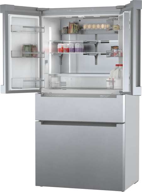 Bosch 800 Series 36" Counter-Depth French Door Refrigerator with FlexBar and NoFrost