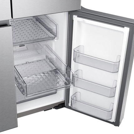 Samsung 23 cu. ft. Counter Depth 4-Door French Door Refrigerator with Beverage Center in Stainless Steel