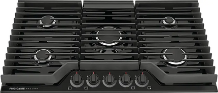 Frigidaire Gallery 36-in 5-Burner Gas Cooktop | Quick-Boil 18,000 BTU, SpillSafe®