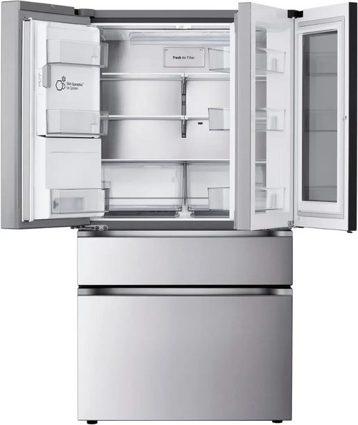 LG 29 Cu. Ft. French Door Refrigerator – InstaView®, Convertible Drawer & Smart WiFi