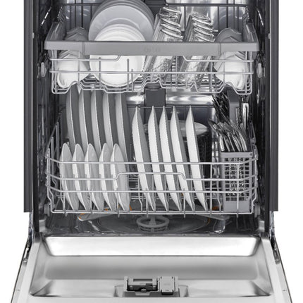 LG 24 in. Front Control Dishwasher in PrintProof Black Stainless Steel